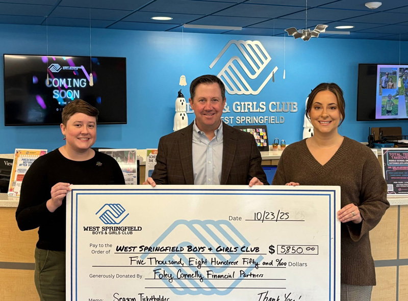 Foley Connelly supporting West Springfield Boys & Girls Club